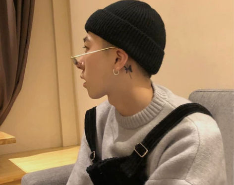 帽子冬季瓜皮帽男士韩版针织毛线帽街头流氓帽...