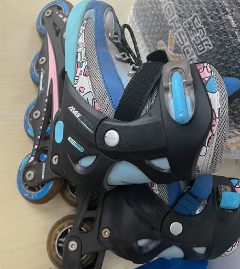 旱冰鞋 单排 35到38都可穿 感兴趣的话...