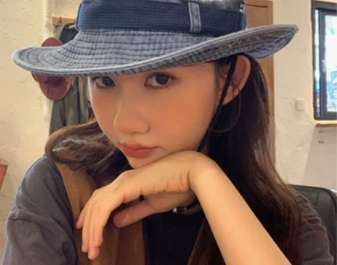 【辣妹牛仔帽】日系火车刺绣水洗做旧渔夫帽百...