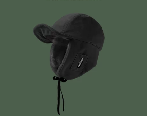 帽子男士秋冬加绒加厚保暖雷锋帽女户外骑车防...