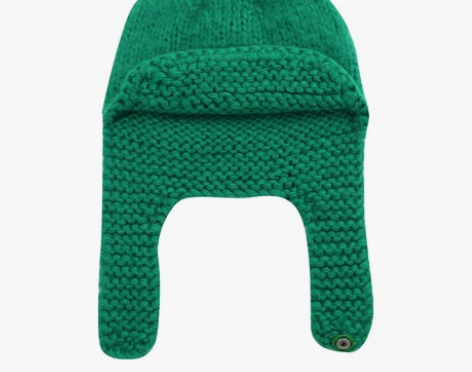 2022针织毛线帽女式秋冬季的飞行帽子大头...