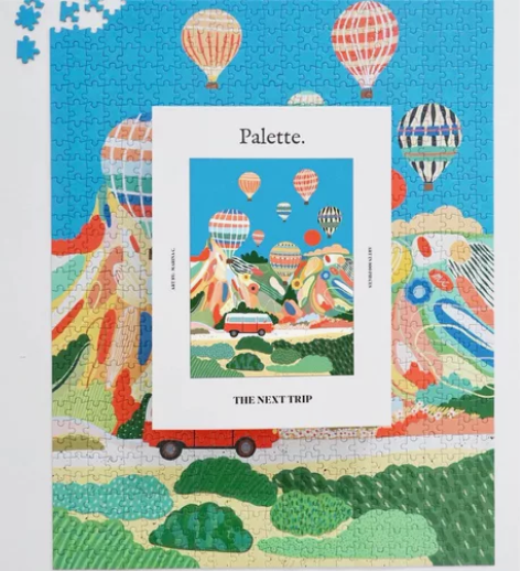 Palette调色板拼图，下一站旅程，80...