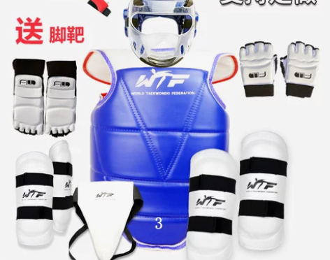 楷伦 跆拳道护具。只用过两次，整套的，有两...