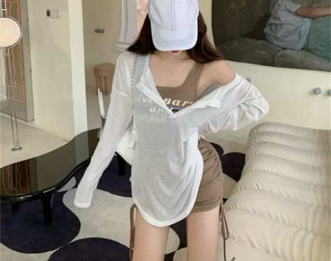 夏小溪 美式辣妹裙/ 复古小众字母背心裙新...