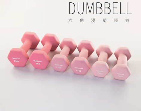 Upttitude六角哑铃女士健身家用减肥...