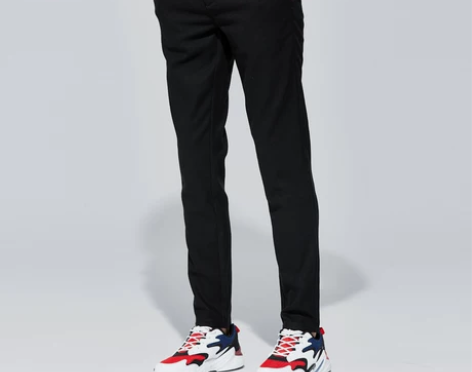 【松紧裤头】与狼共舞直筒休闲裤男2021秋...