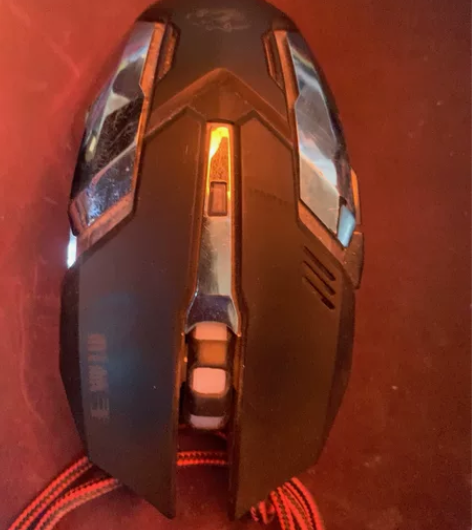 机械手  发光轻音电竞游戏鼠标有线笔记本台...