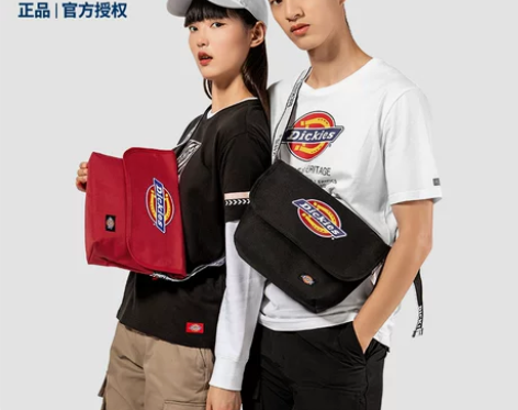 Dickies潮牌单肩包女斜挎包男士单肩包...