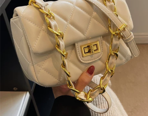 高级感女士小包包2022新款时尚秋冬菱格链...