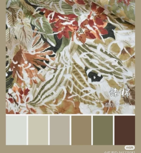 小面团布料涤棉烂花面料衣服裙子服装手工L ...