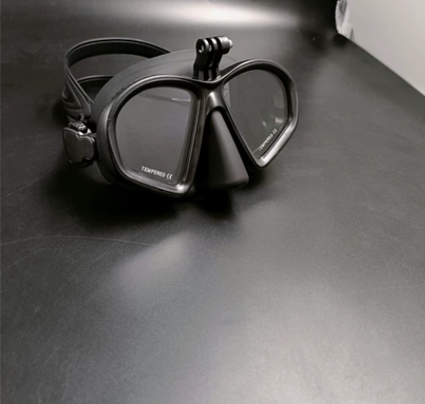 Gopro带支架潜水镜 全新硅胶钢化玻璃浮...