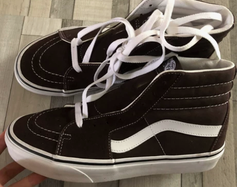 VANS范斯帆布鞋经典款高帮SK8 HI男...