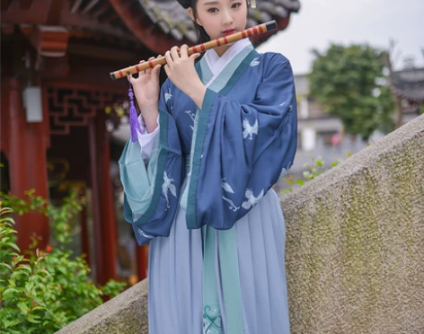 重回汉唐 问雁 原创品牌日常汉服魏晋风浅交...