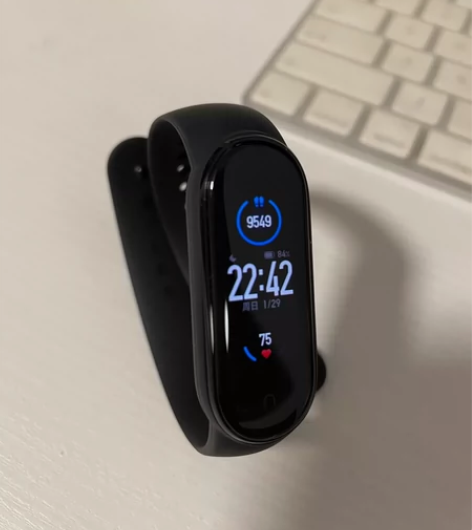 小米手环5 NFC版 85新 黑色款表带，...