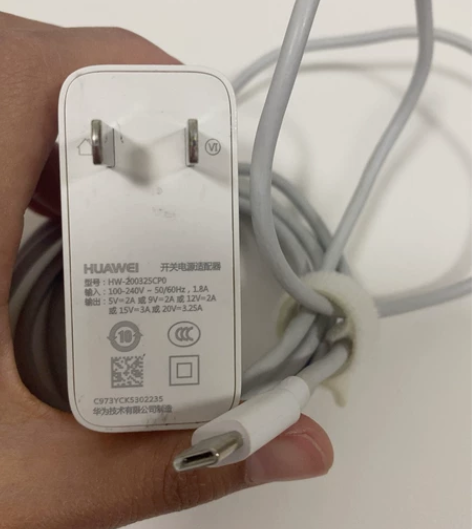 华为matebook 原装65W充电器,充...