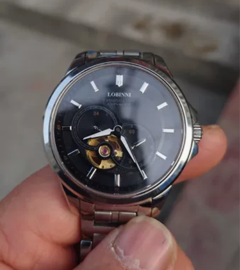 LOBINNI罗宾尼男士机械手表，带夜光，...
