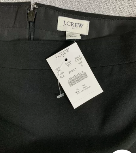 J.crew全新铅笔裙0码，购于美国官网。...