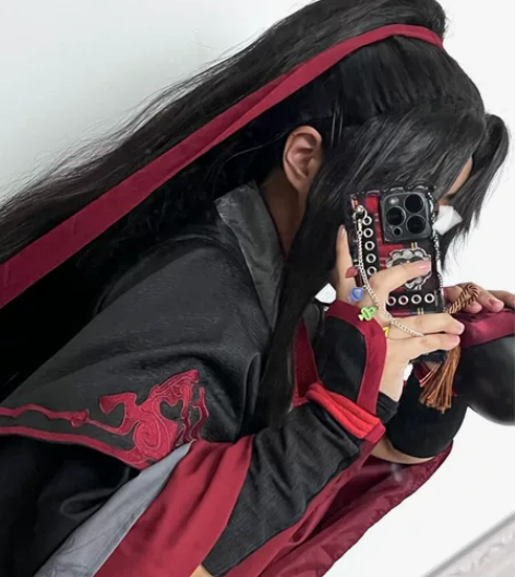 出悠窝窝家玄羽羡+定制假发 衣服八成新 s...