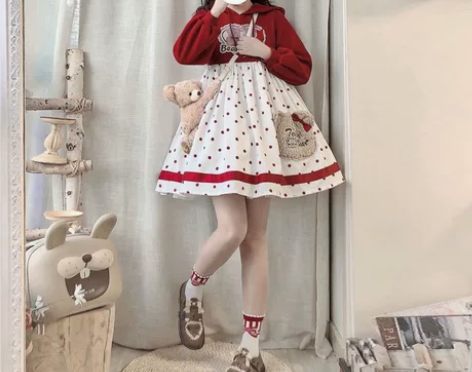 大码女装lolita可爱软萌少女洛丽塔春秋...