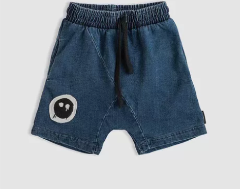 正品 nununu牛仔短裤 10-11 全...