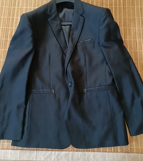 商务正装单件时尚休闲平驳领男士礼服西服套装...
