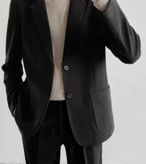 ZPZ秋冬季韩版修身青年毛呢小西装 男士休...
