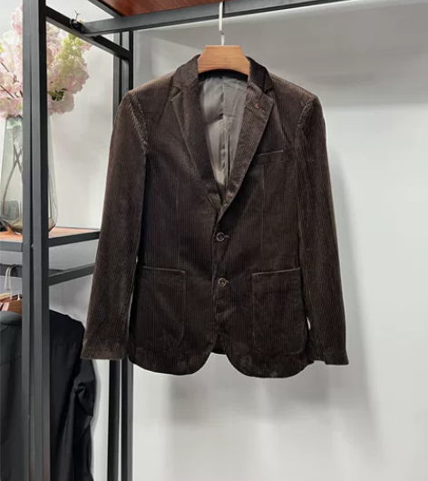 海澜之家男士灯芯绒西服 货号S12-10-...