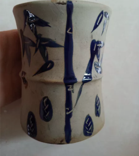 陶制精油香薰炉  做的竹子形状 是开美容院...