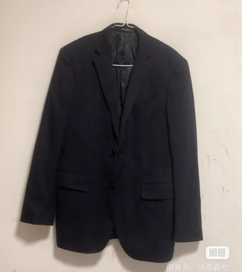 男士深藏青色西装外套工作服商务175 没有...