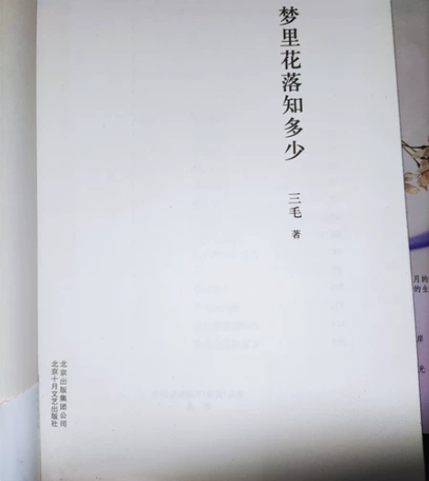 梦里花落知多少  三毛+穿越人海拥抱你  ...