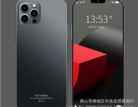 适用正品13pro智能全网通5G安卓大屏黑...