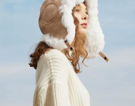 帽子雷锋帽女冬加绒保暖防寒东北户外滑雪护耳...
