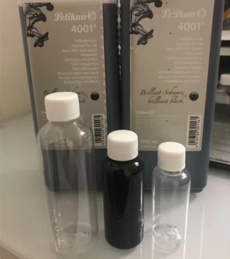 百利金4001墨水50ml黑色 亚马逊买了...