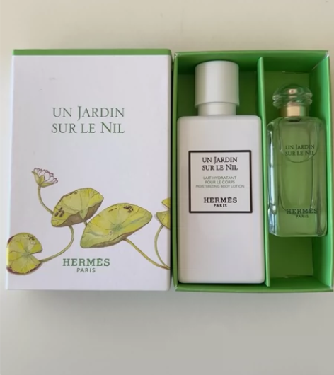 Hermes爱马仕尼罗河香水身体乳套盒 香...