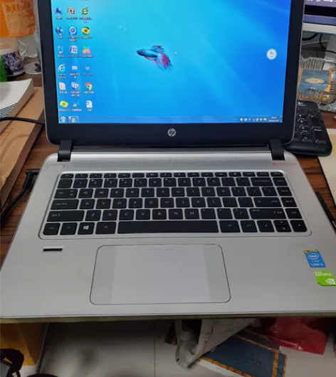 惠普笔记本i5 4210u 配置鲁大师看一...