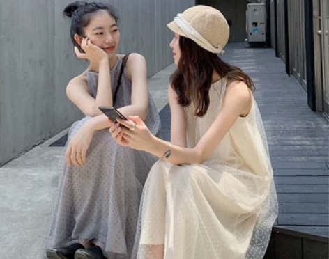 FFAN◆【清仓年末回馈】吊带连衣裙仙女超...