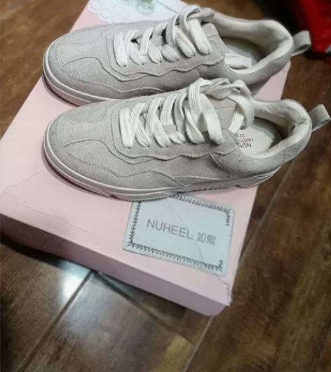 春季新款学生运动板鞋韩版原宿百搭休闲鞋松糕...