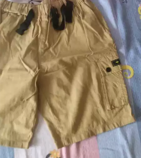 男士夏季工装短裤潮流五分裤潮牌嘻哈宽松休闲...