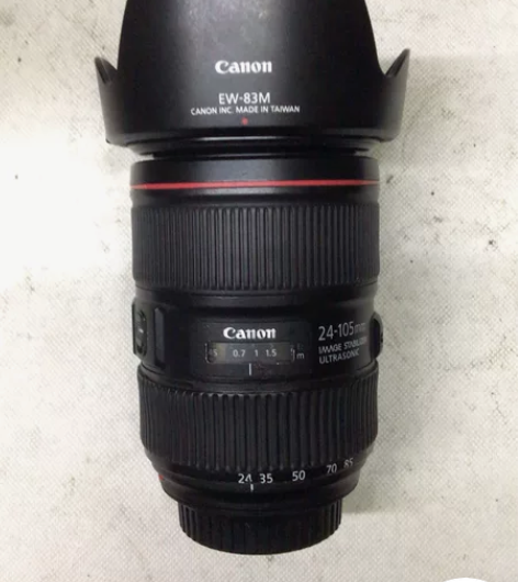 佳能24-105mm二代防抖镜头。闲置转让...