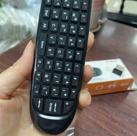 空中键鼠 迷你无线键盘鼠标套装 2.4G电...