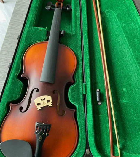 小提琴，声音很大很厚，带琴箱和琴弦，凤灵 ...