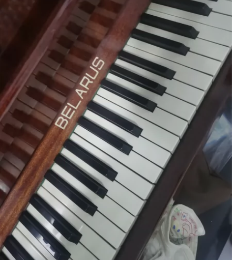 白俄罗斯产钢琴，欧洲老品质。孩子不弹了，低...