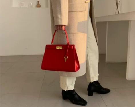 红色包包女结婚包包新娘包高级感2022年新...