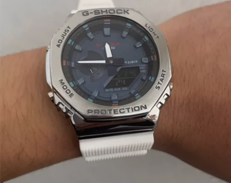 卡西欧 2100系列 农家橡树款式 白...