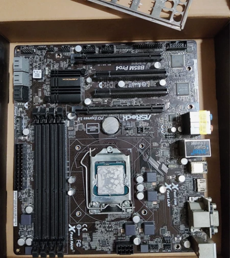 华擎b85m Pro4主板。坏的，风扇转一...