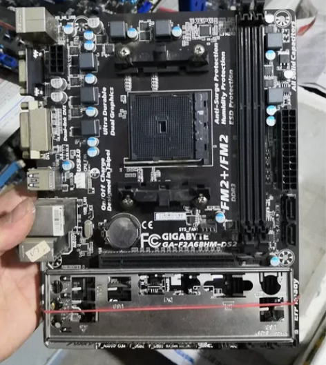 技嘉A68HM-主板 FM2 成色漂亮 正...