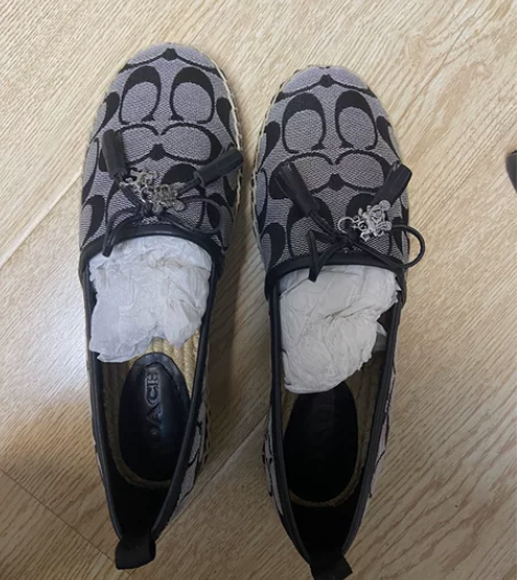 渔夫鞋，草编平底单鞋，36码，买小了，一直...