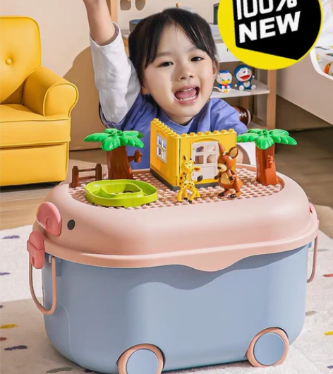 29.9包邮）星优正品全新儿童玩具收纳箱子...