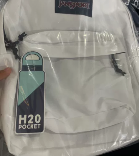 全新白色Jansport杰斯伯正品双肩背包...