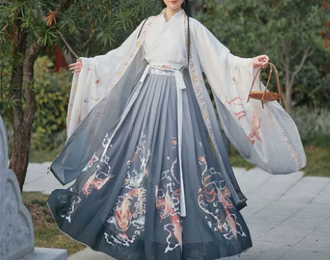 龙凤呈祥汉服女正品原创秋中国风古装冬季晋制...